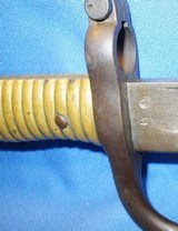 * Antique FRENCH 1866 CHASSEPOT MILITARY SWORD BAYONET WITH MATCHING SCABBARD - 6 of 14