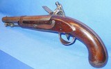 * Antique 1836 ASA WATERS FLINTLOCK MARTIAL PISTOL - 7 of 19