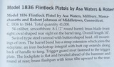 * Antique 1836 ASA WATERS FLINTLOCK MARTIAL PISTOL - 18 of 19