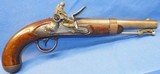 * Antique 1836 ASA WATERS FLINTLOCK MARTIAL PISTOL - 1 of 19
