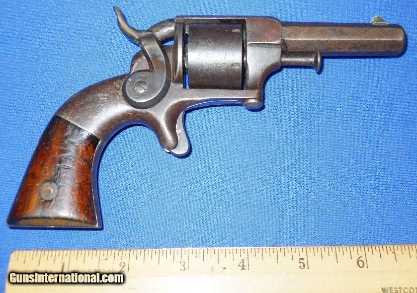 * Antique 1858 ALLEN & WHEELOCK FIRST MODEL .32 RF REVOLVER