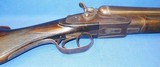 * AntiqueR. BARCLAY 12 Ga DOUBLE SxS HAMMER SHOTGUN BELGIUM - 5 of 19