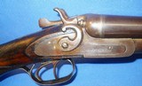 * AntiqueR. BARCLAY 12 Ga DOUBLE SxS HAMMER SHOTGUN BELGIUM - 6 of 19