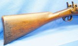 * Antique 1860s ENGLISH 10 ga. DOUBLE SxS PERCUSSION SHOTGUN WORKING MANS GUN - 4 of 20