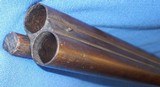 * Antique 1860s ENGLISH 10 ga. DOUBLE SxS PERCUSSION SHOTGUN WORKING MANS GUN - 17 of 20