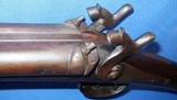 * Antique 1860s ENGLISH 10 ga. DOUBLE SxS PERCUSSION SHOTGUN WORKING MANS GUN - 16 of 20