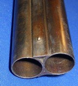 * Antique 1860s 10 ga. DOUBLE SxS PERCUSSION SHOTGUN NICE - 13 of 20