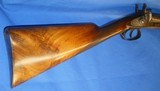 * Antique 1860s 10 ga. DOUBLE SxS PERCUSSION SHOTGUN NICE - 7 of 20