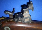 * Antique HALF STOCK PERCUSSION SPORTING TARGET RIFLE SILVER INLAYS KIRKLAND BARREL - 17 of 20