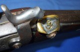 * Antique HALF STOCK PERCUSSION SPORTING TARGET RIFLE SILVER INLAYS KIRKLAND BARREL - 11 of 20