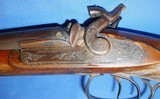 * Antiqie 1860s PERCUSSION DOUBLE SxS SHOTGUN 9 Ga. MORTIMER - 15 of 19