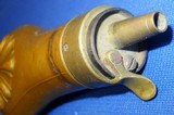 * Antique MID 19th CENTURY CASED PISTOL POCKET POWDER FLASK 4.5" - 4 of 4
