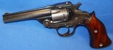 * Antique HOPKINS & ALLEN .38 S&W TOP BREAK DA REVOLVER - 3 of 9