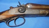 * Antique 1890sDOUBLE SxS HAMMER SHOTGUN 12 Ga. WALL HANGER - 11 of 19
