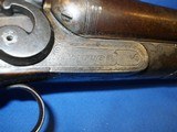 * Antique 1890sDOUBLE SxS HAMMER SHOTGUN 12 Ga. WALL HANGER - 13 of 19
