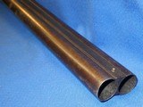 * Antique 1890sDOUBLE SxS HAMMER SHOTGUN 12 Ga. WALL HANGER - 18 of 19