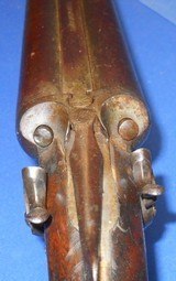 * Antique W. RICHARDS 12g DOUBLE HAMMER SxS COACH SHOTGUN WF&Co. - 18 of 19