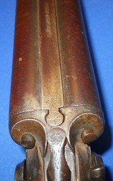 * Antique W. RICHARDS 12g DOUBLE HAMMER SxS COACH SHOTGUN WF&Co. - 19 of 19