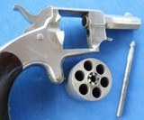 * Antique 1880s FOREHAND WADSWORTH REVOLVER SINGLE ACTION .32 RF BULLDOG - 3 of 5