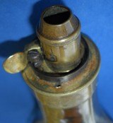 C. Antique 1860s POWDER
FLASK CLAM SHELL RILING # 359 - 4 of 5