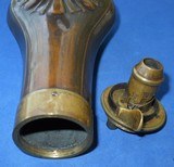 C. Antique 1860s POWDER
FLASK CLAM SHELL RILING # 359 - 5 of 5