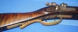 * Antique FULL TIGER STRIPE STOCK
PERCUSSION KENTUCKY RIFLE - 6 of 16