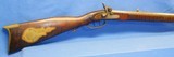 * Antique FULL TIGER STRIPE STOCK
PERCUSSION KENTUCKY RIFLE - 2 of 16