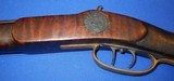 * Antique FULL TIGER STRIPE STOCK
PERCUSSION KENTUCKY RIFLE - 10 of 16
