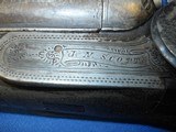 * Antique ENGLISH 12 ga DOUBLE SxS HAMMER SHOTGUN J.N. SCOTT LONDON PROJECT - 6 of 13