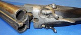 * Antique ENGLISH 12 ga DOUBLE SxS HAMMER SHOTGUN J.N. SCOTT LONDON PROJECT - 8 of 13