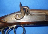 * Antique ENGLISH PERCUSSION SHOTGUN 12g DOUBLE SxS "BANKS" LONDON - 8 of 18