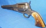 * Antique 1861 REMINGTON ARMY PERCUSSION REVOLVER FRONTIER USE - 11 of 19