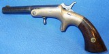 * Antique 1859 FRANK WESSON FIRST TYPE DERRINGER POCKET PISTOL .22 - 1 of 12