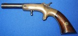 * Antique 1859 FRANK WESSON FIRST TYPE DERRINGER POCKET PISTOL .22 - 3 of 12