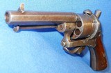 * Antique 1860s 7mm PINFIRE DOUBLE ACTION REVOLVER FOLDING TRIGGER - 10 of 10