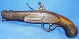 * Antique 1811 FIRST EMPIRE MAUBEUGE FRENCH FLINTLOCK MARTIAL PISTOL - 9 of 19