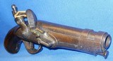 * Antique 1811 FIRST EMPIRE MAUBEUGE FRENCH FLINTLOCK MARTIAL PISTOL - 2 of 19