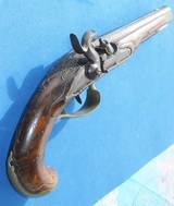 * Antique 1840s PERCUSSION PISTOL ERUI ECKART SILVER INLAYS - 7 of 16