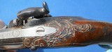 * Antique 1840s PERCUSSION PISTOL ERUI ECKART SILVER INLAYS - 14 of 16