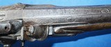* Antique 1840s PERCUSSION PISTOL ERUI ECKART SILVER INLAYS - 5 of 16