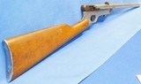 * Antique 1896 QUACKENBUSH SINGLE SHOT TAKEDOWN .22 RIFLE NICKLE - 2 of 13
