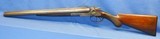 Antique 1889 REMINGTON SxS DOUBLE HAMMER COACH GUN 12 ga - 2 of 17