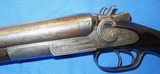 Antique 1889 REMINGTON SxS DOUBLE HAMMER COACH GUN 12 ga - 5 of 17