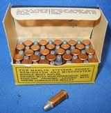 * Vintage 25 STEVENS RF RIMFIRE AMMO CIL CANUCK 50 FULL BOX - 2 of 4