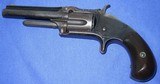 * Antique 1871 SMITH & WESSON 1 1/2 SECOND ISSUE .32 RF WITH FACTORY LETTER - 10 of 14