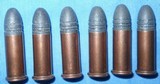 * Antique 6 CARTRIDGES WINCHESTER .32 RF LONG AMMO - 4 of 4