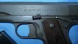 * Vintage 1911 MODEL COLT .45 ARGENTINE 1927 DGFM (FMAP) PISTOL - 11 of 13