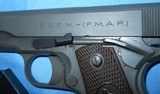 * Vintage 1911 MODEL COLT .45 ARGENTINE 1927 DGFM (FMAP) PISTOL - 12 of 13