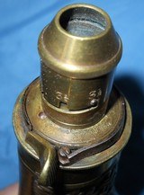 * Antique 1860s DIXON BASKET POWDER FLASK 10" RILING 427 - 6 of 8