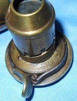 * Antique 1860s DIXON BASKET POWDER FLASK 10" RILING 427 - 7 of 8